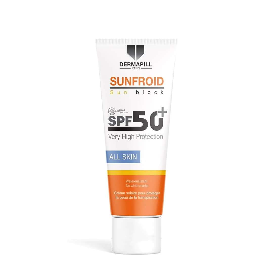 واقي شمس sunfroid كل انواع البشرة 50spf