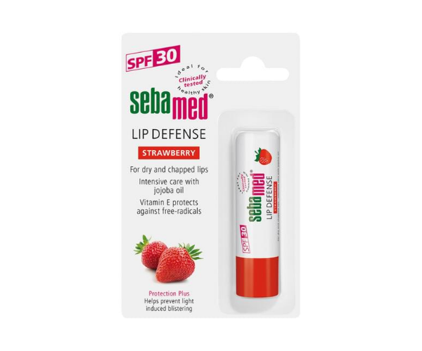 مرطب لحماية الشفاه بالفراولة spf30