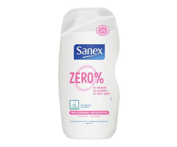 شور جسم جل زيرو مليء بالصوديوم